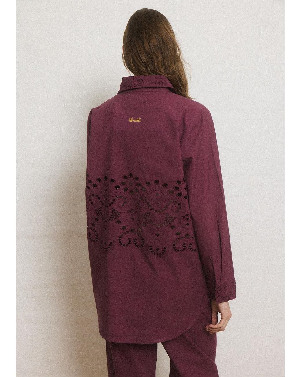 Helmstedt Purple Elsie Blouse