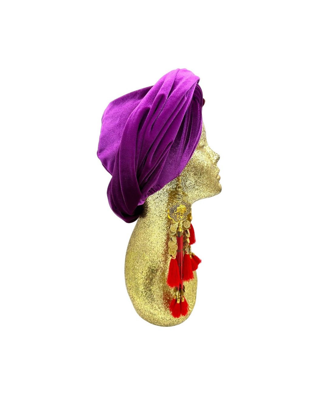 Julia Clancey Red Plum & Ruby Nellita Dream Turban