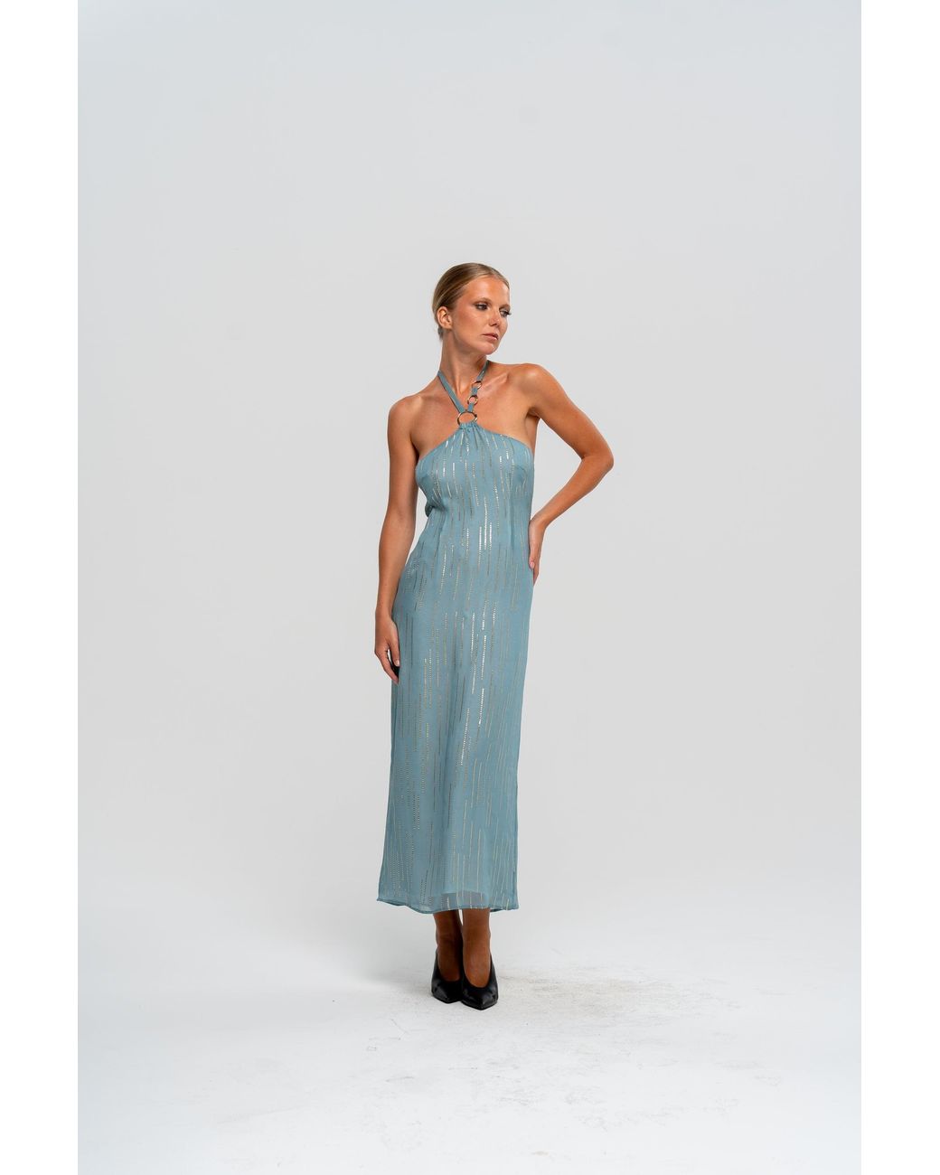 The Ethos Studio Blue Solara Dress