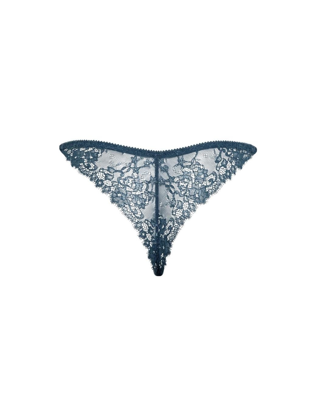 Daily Underwear Blue Adjustable Brazilian Panties Ocean Light