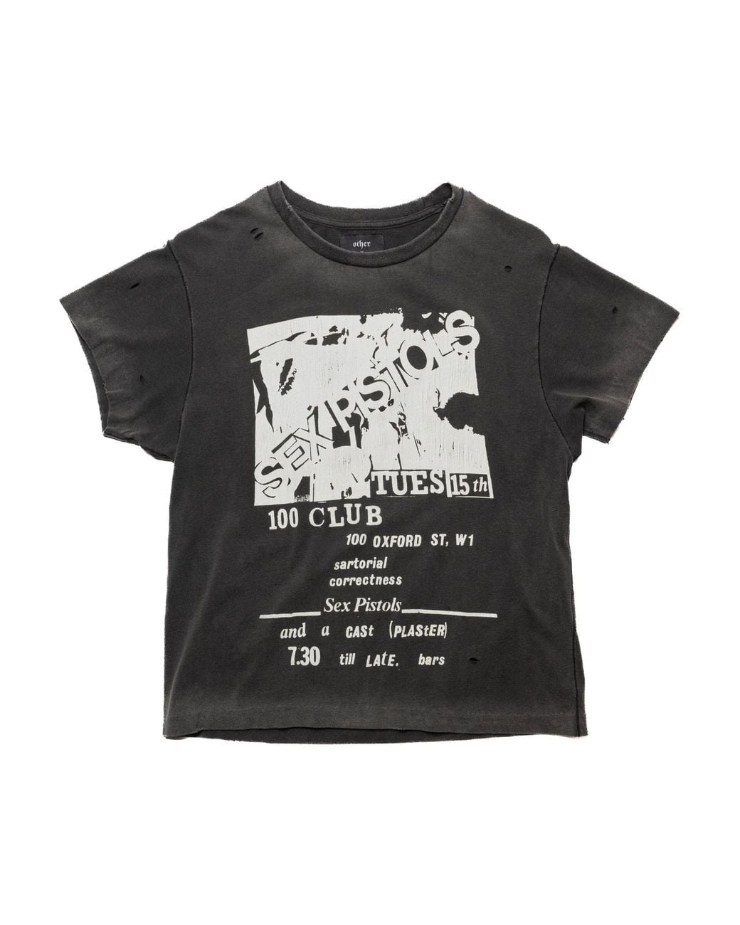 Other Uk Black Sex Pistols Club Vintage T-Shirt for men