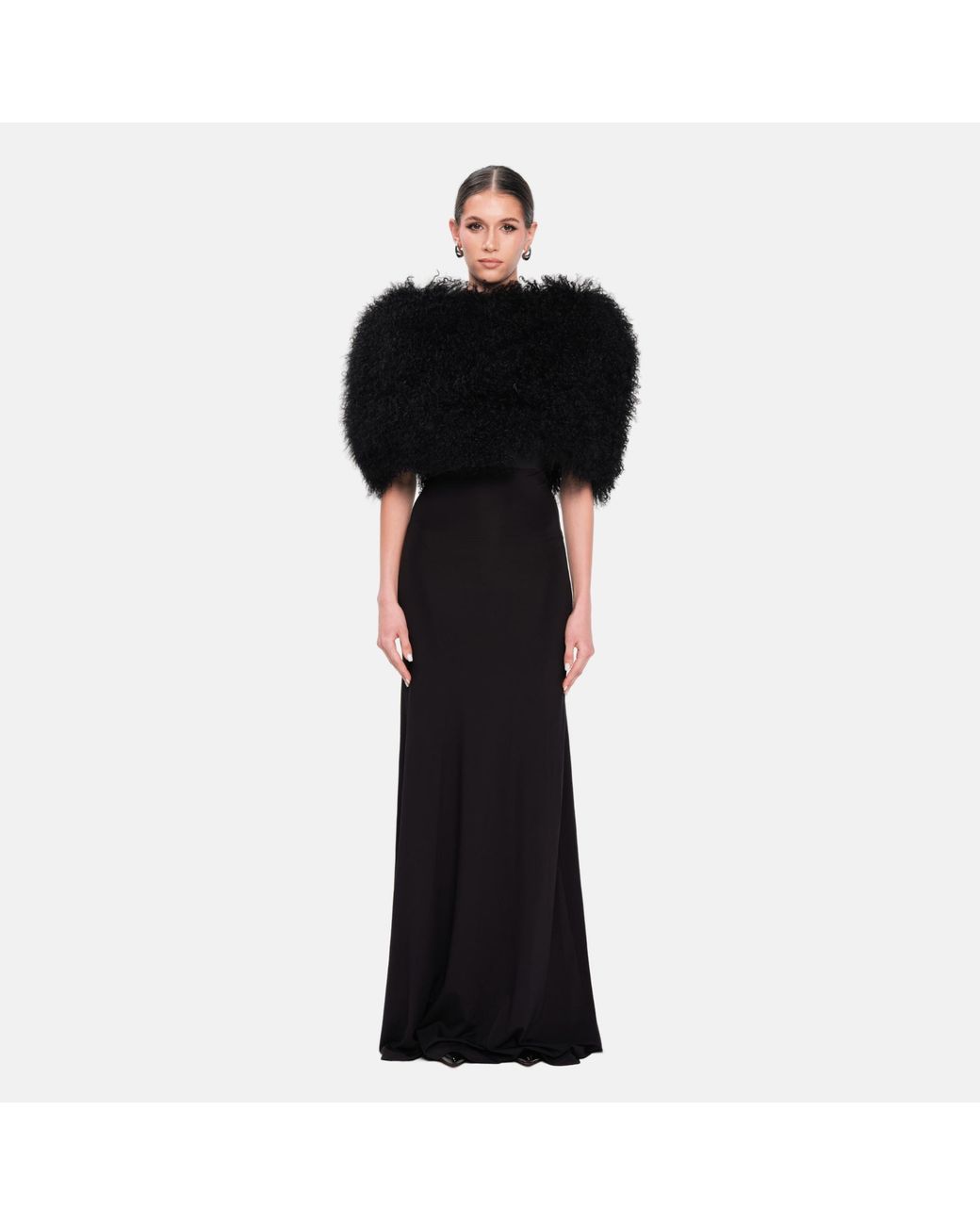 OW Collection Black Florence Maxi Dress