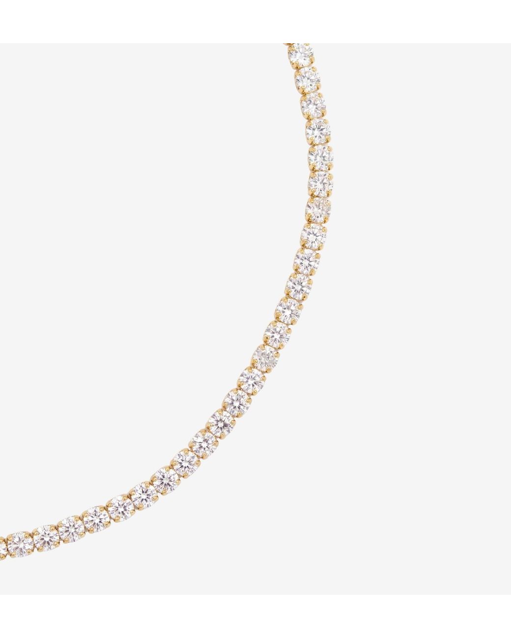 Uchi and Soto Metallic Shikaku Stone Tennis Necklace