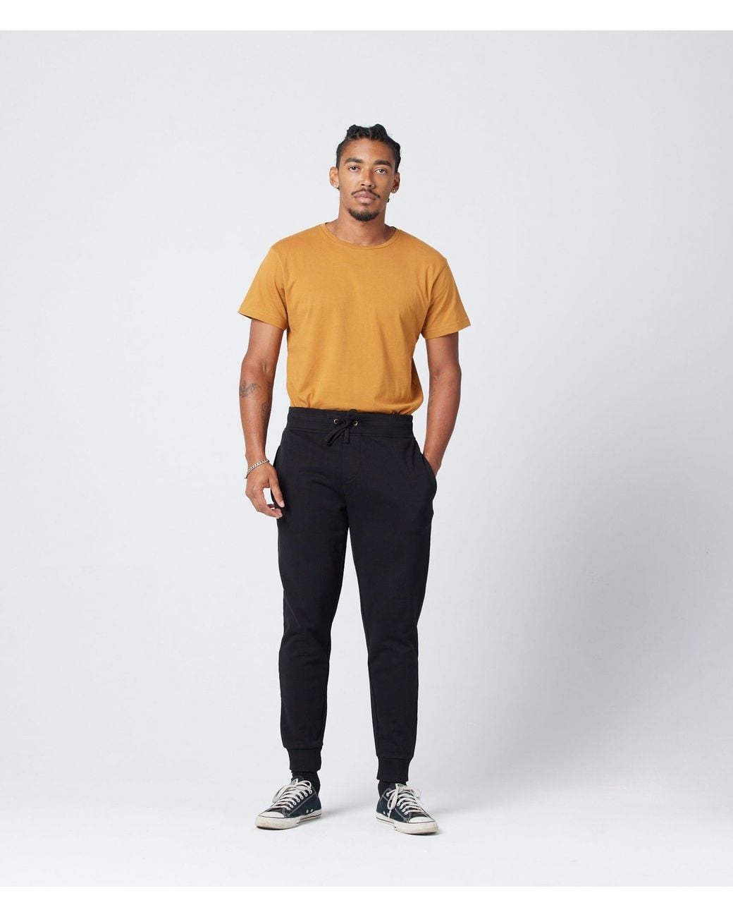 Known Supply Black 100% Organic Cotton Sweatpants