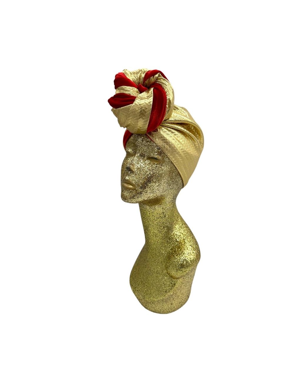 Julia Clancey Red Classic Zia Ruby Reversible Turban