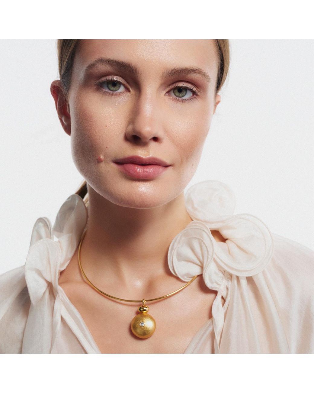 Saule Label Metallic Paloma Collar Necklace
