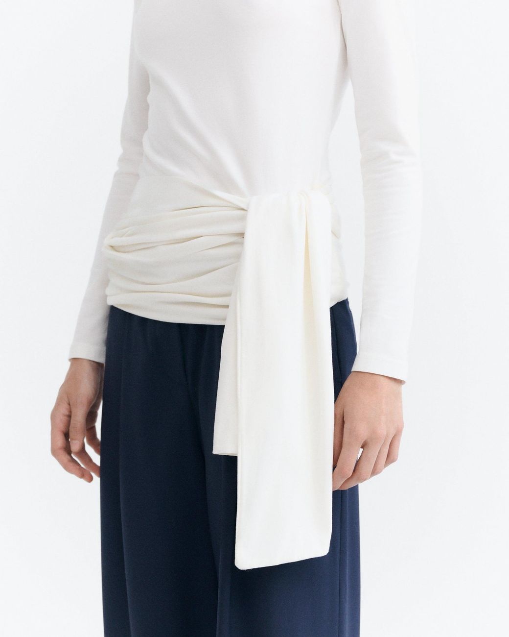 Thinking Mu White Giulia Top