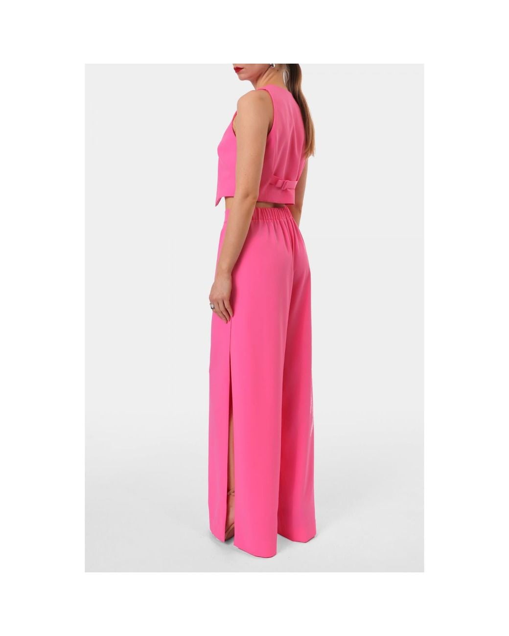 AGGI by HALEWSKI Pink Sylvia Barbie Suit Vest