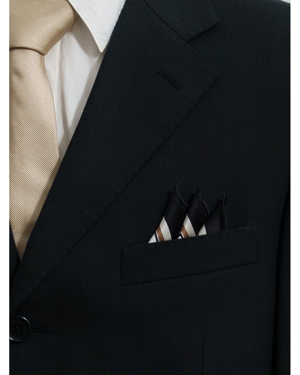 Lost Pattern Black Lost Pattern X Leatherology Silk Pocket Square for men