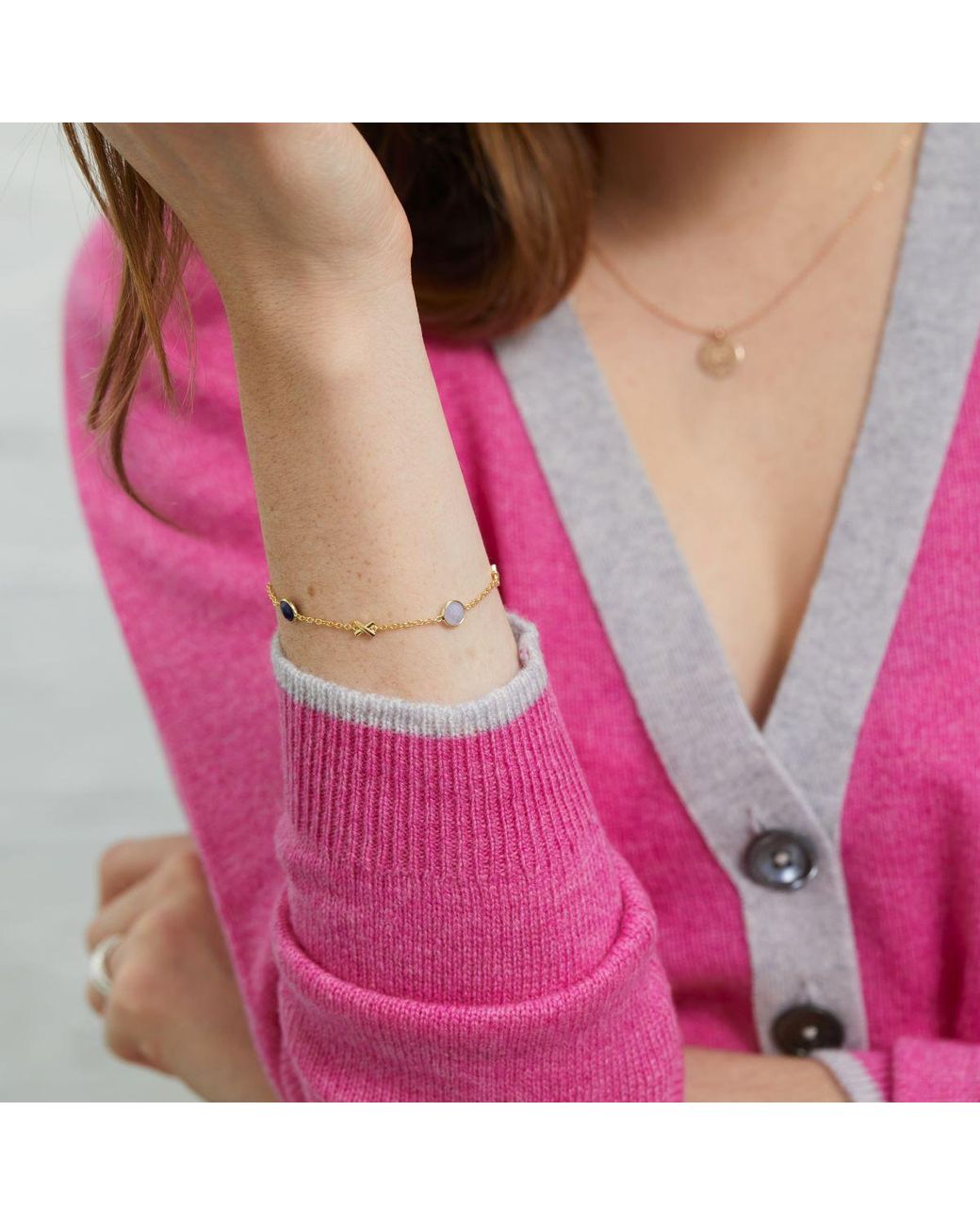 Auree Jewellery Metallic Miramar New Beginnings Gemstone Bracelet