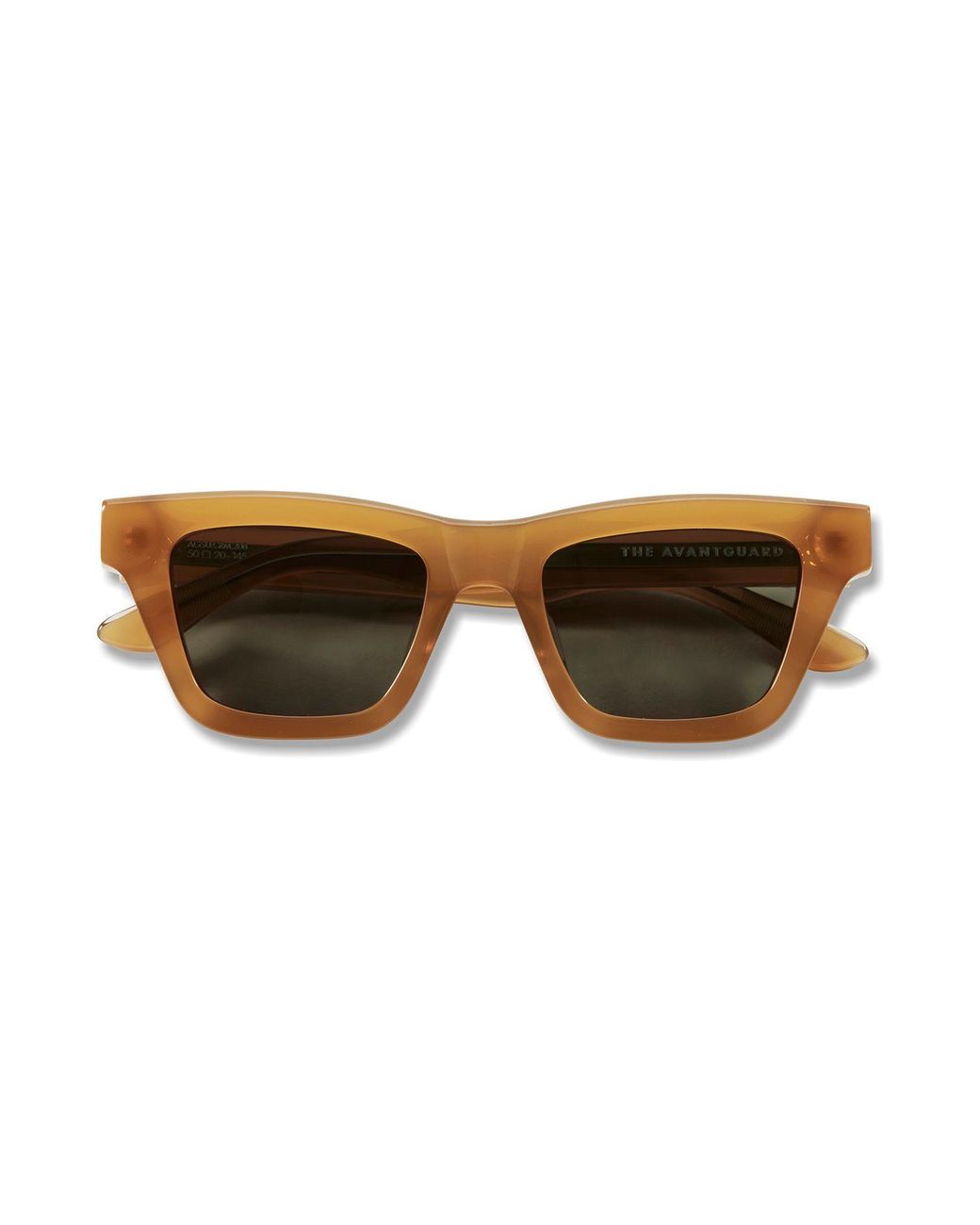 The Avantguard Brown Yarrow Caramel Wayfarer Sunglasses