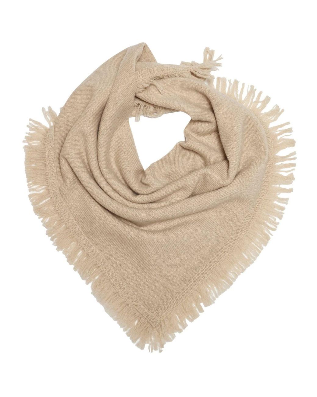 Mohair&Angora Natural Wool Foulard Caria