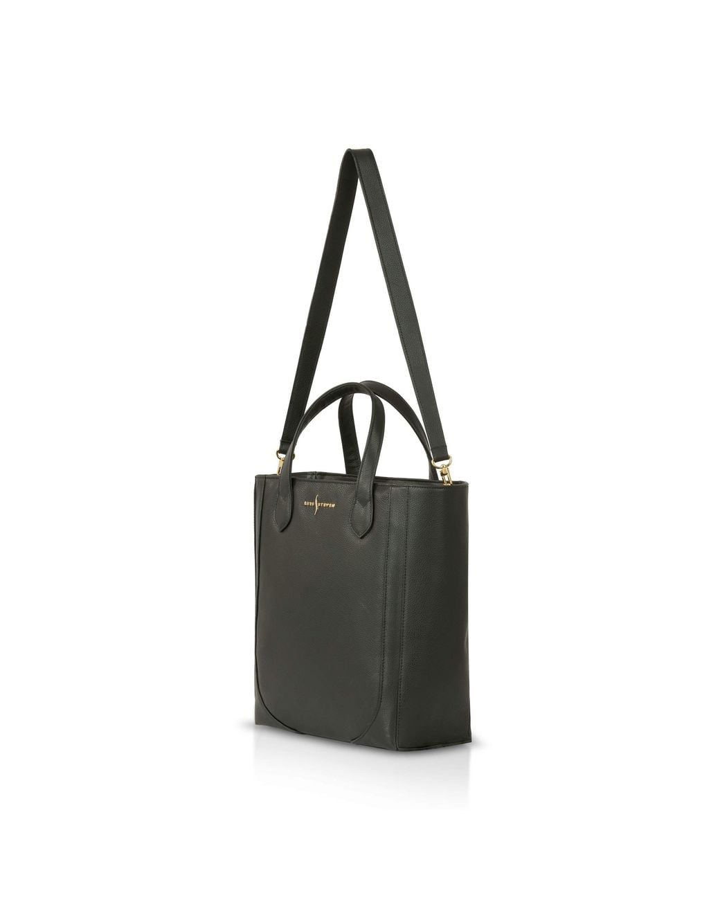 Luis Steven Black Tall Office Tote