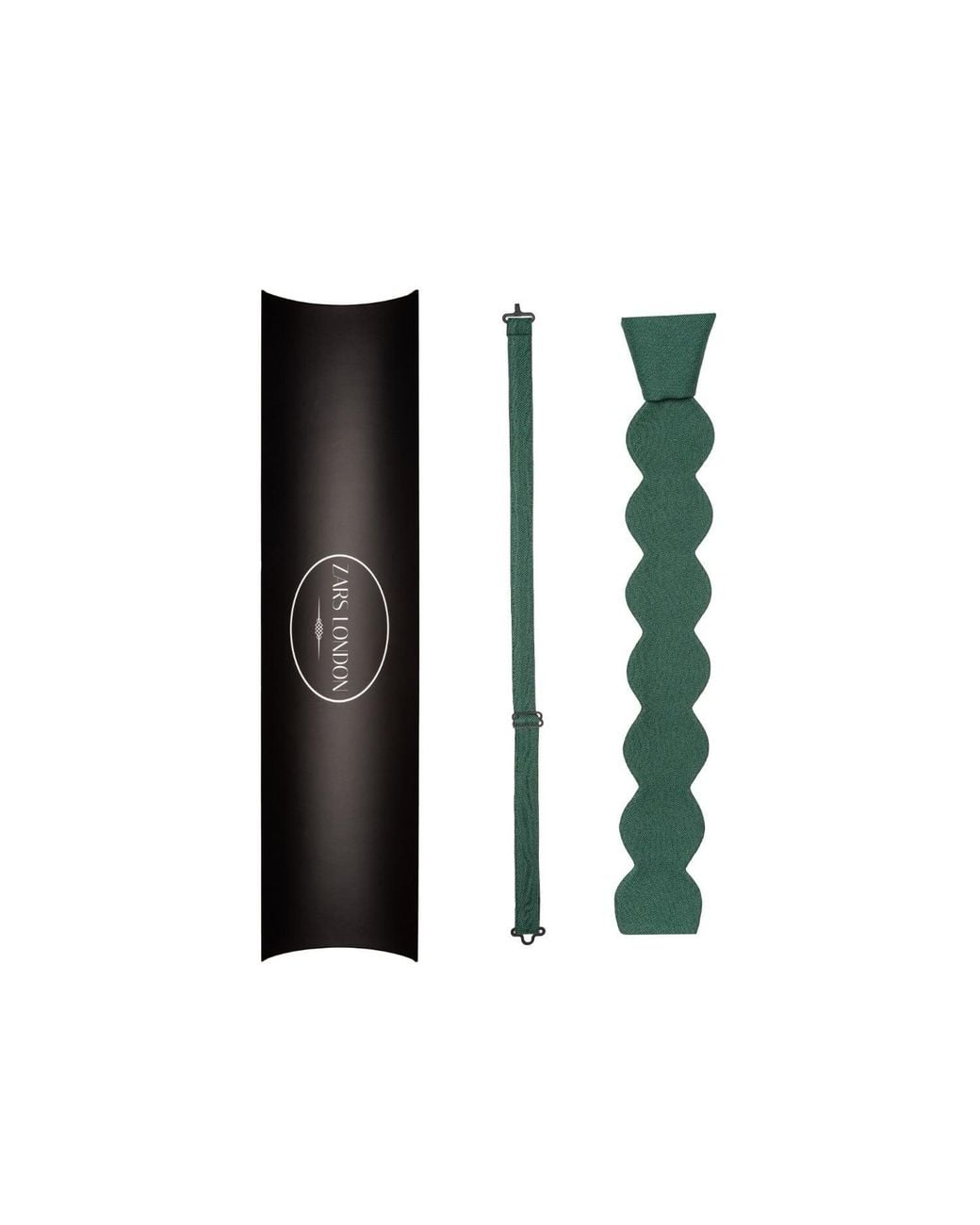 Zars London Green The Curve Tie for men