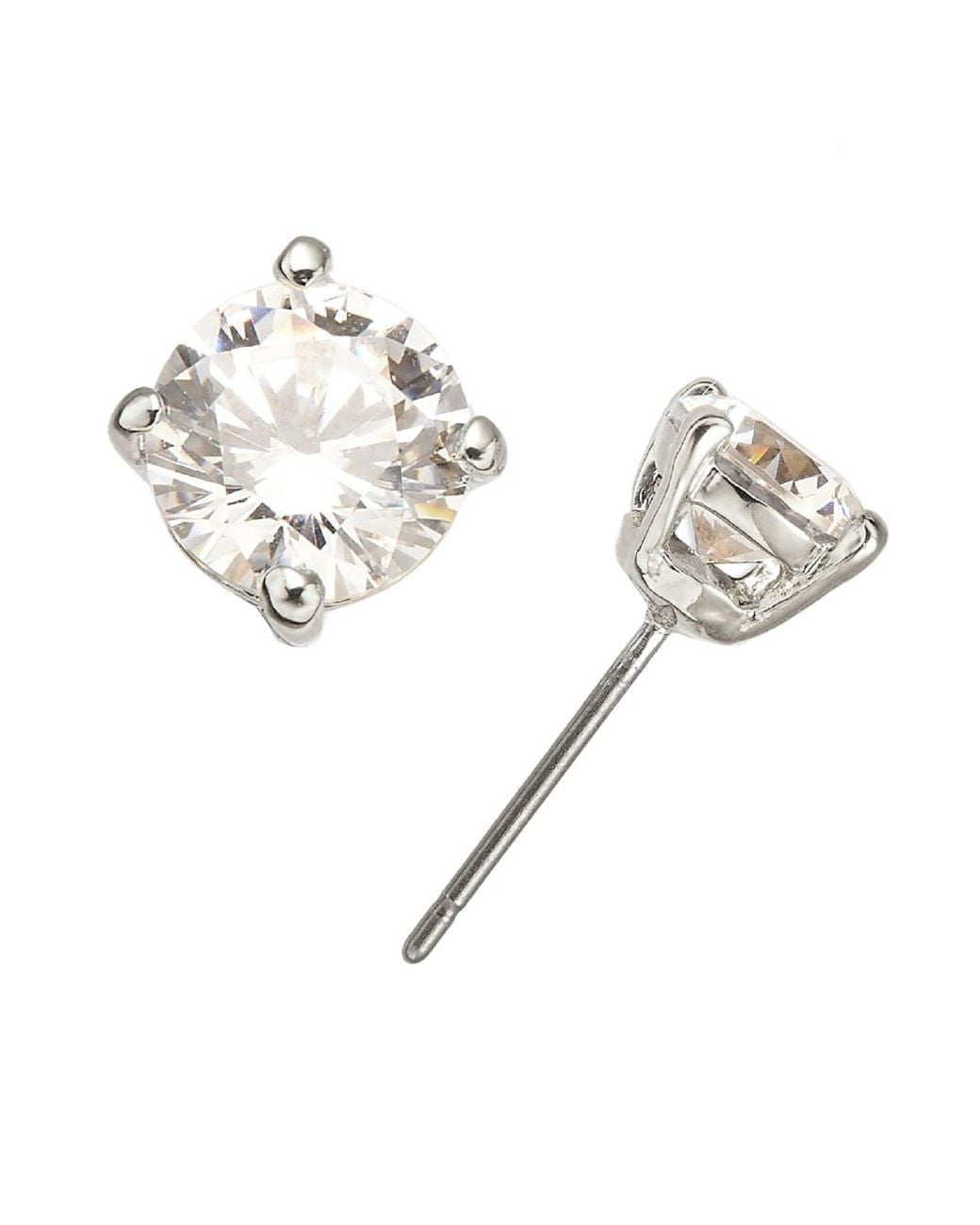 Grosse Metallic Patinum & Zirconia Earrings, Series Aristocratic