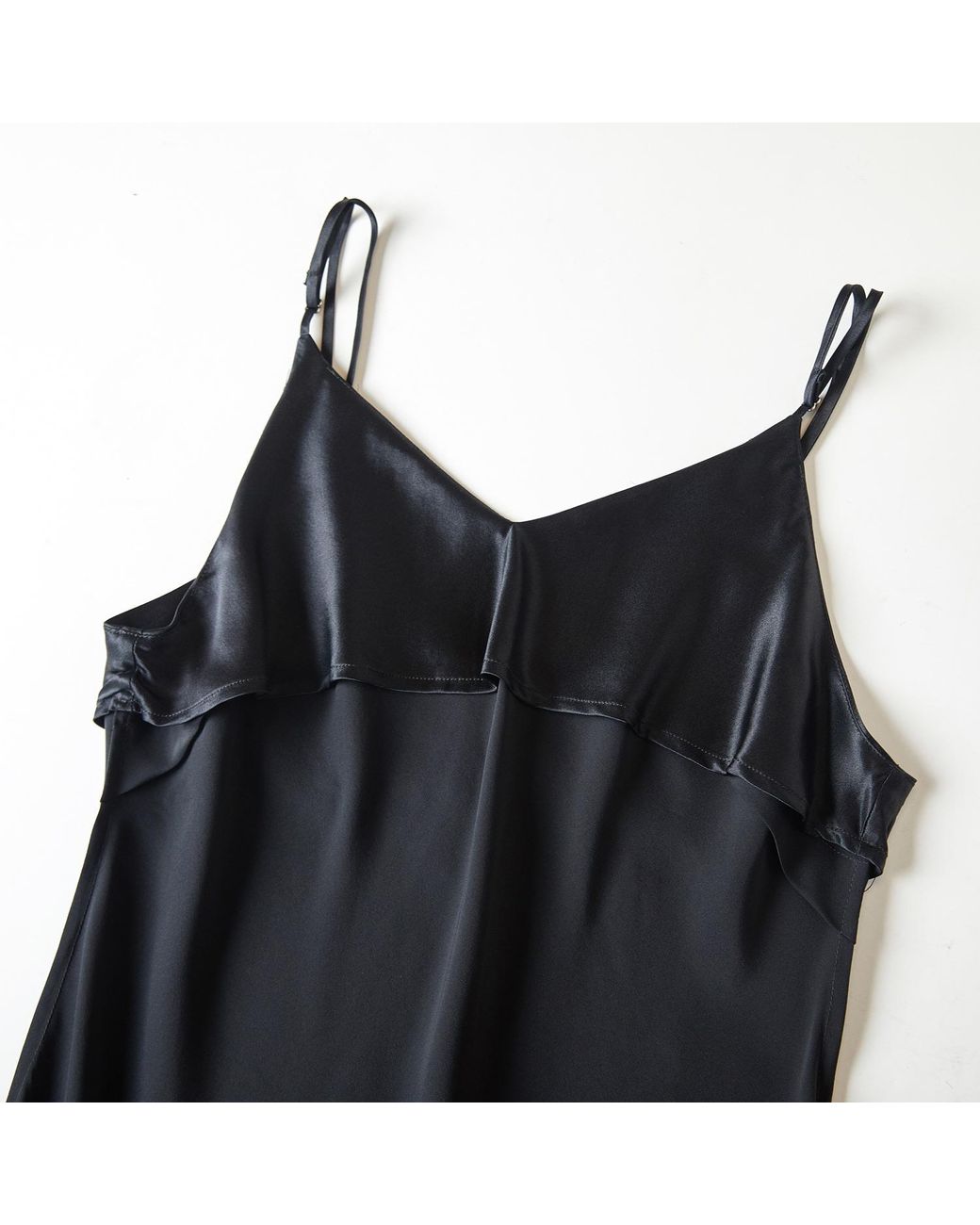 Soft Strokes Silk Black Pure Silk Kimono Robe And Slip Dress Gift Set