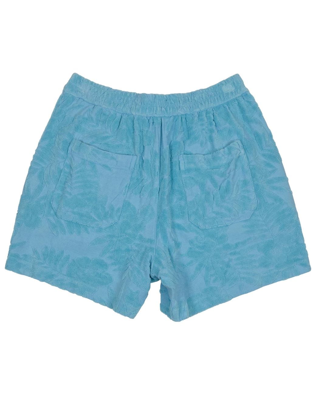 Lords of Harlech Blue Tess Drawstring Terry Toweling Short