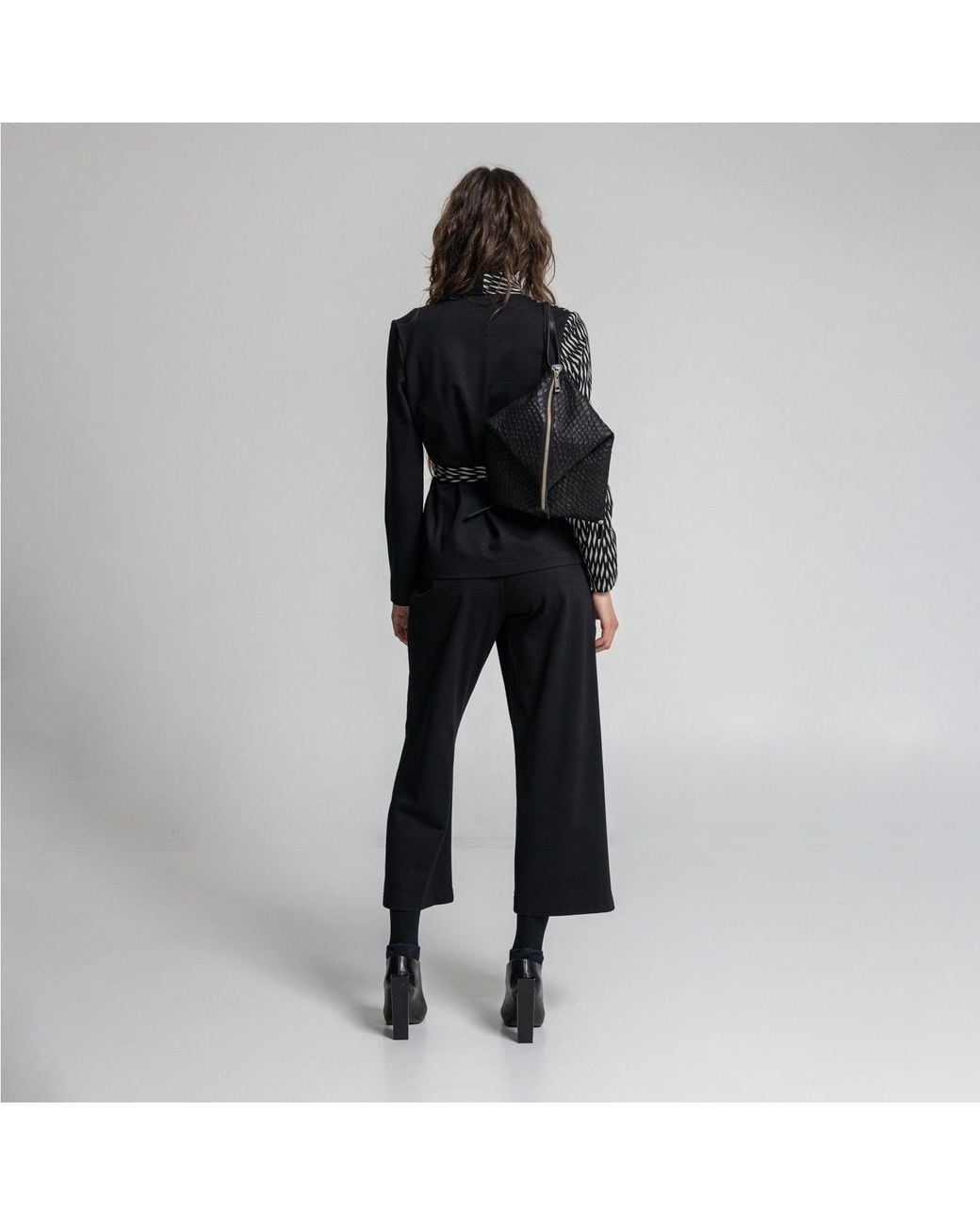 ARTISTA Black Arrow Asymmetric Jacket
