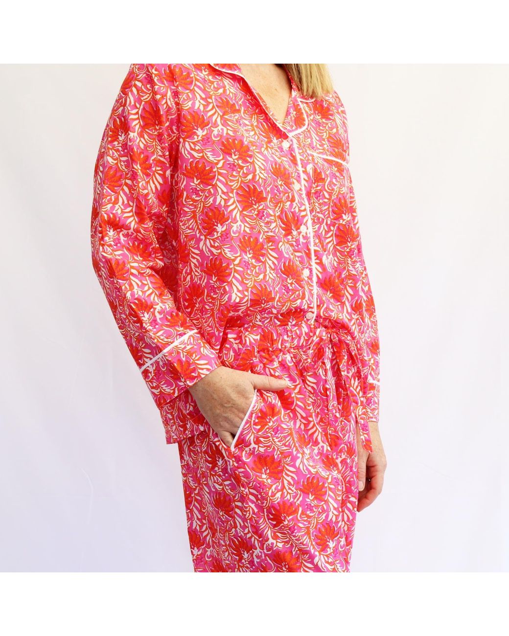 Lime Tree Design Pink Pyjamas