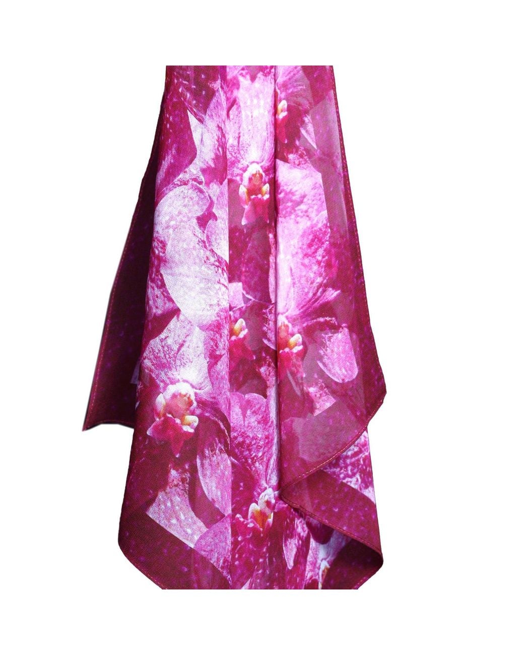 Babs Boutique NYC Purple Silk Square Scarf