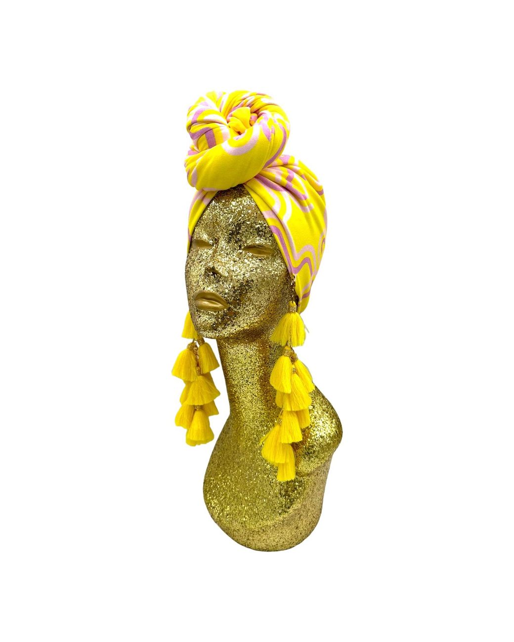 Julia Clancey Yellow Lydie Limon Sunshine Chacha Turban