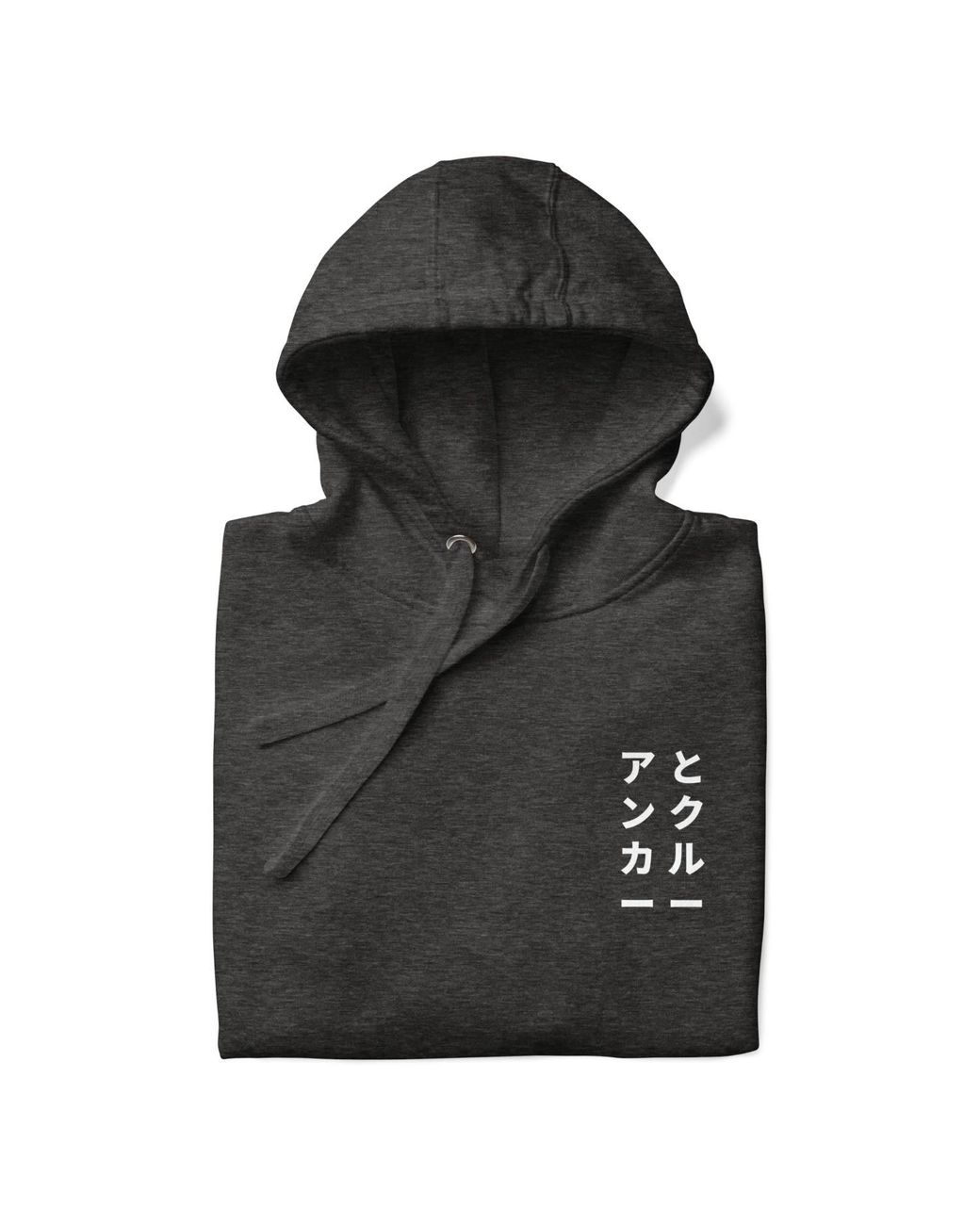 Anchor and Crew Gray Heather Four Japan Gurafiku Cotton Blend Hoodie