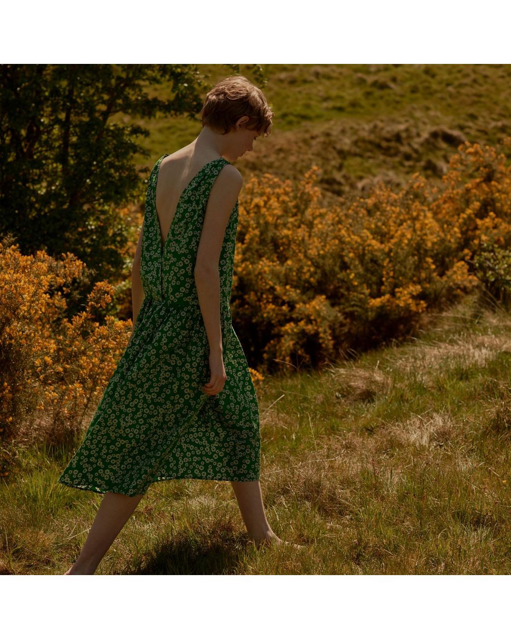 GROBUND Green The Vilma Dress