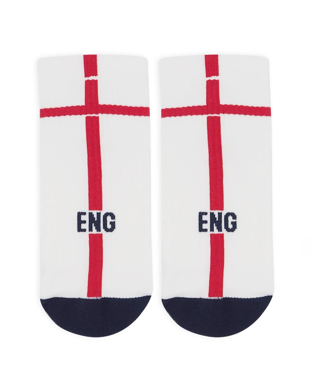 Peper Harow - Made in England White Limited Edition England Luxury Sports Socks for men