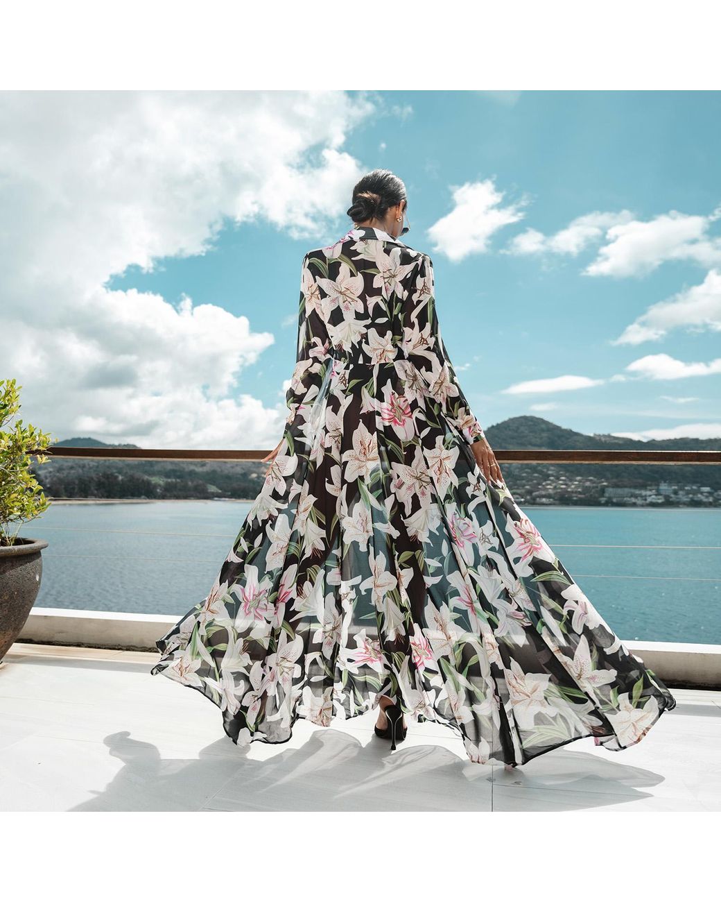 Ak Royalty Resortwear Black Bella Lilly