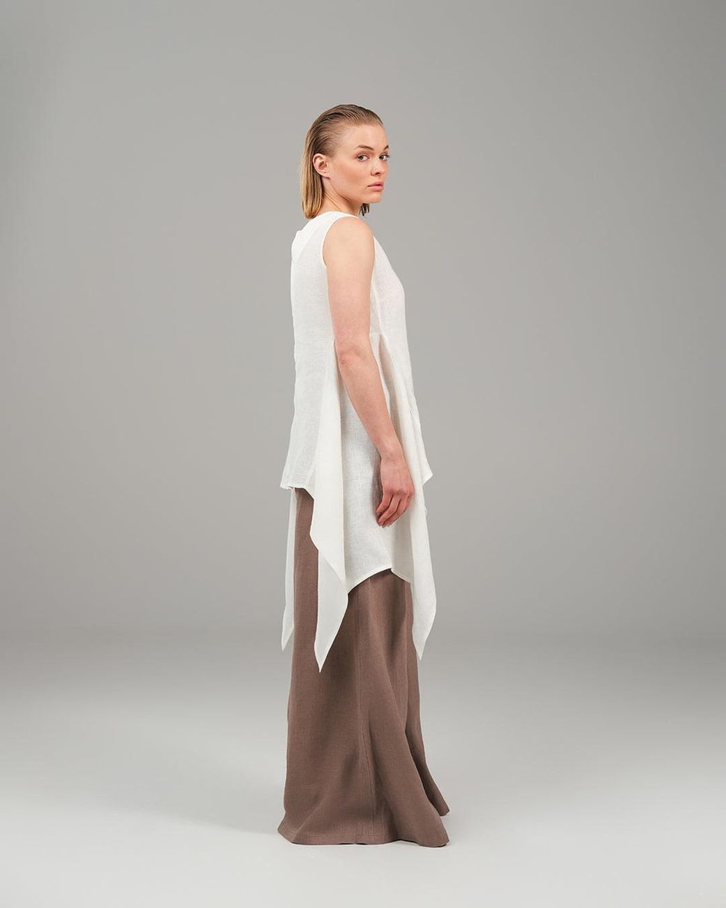 Lumina Eligma White The Breeze Ensemble Blouse