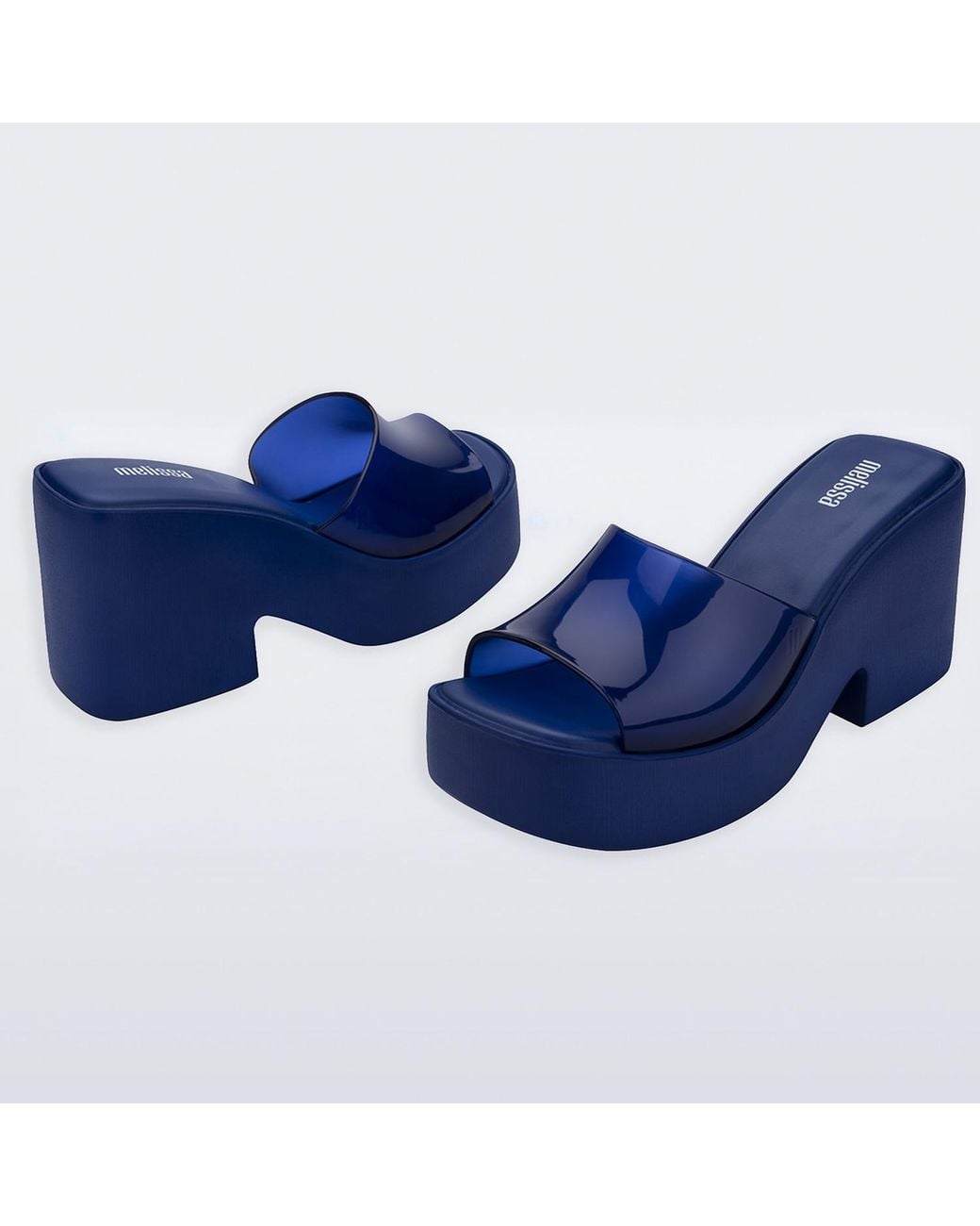 Melissa Blue Posh Platform Heel