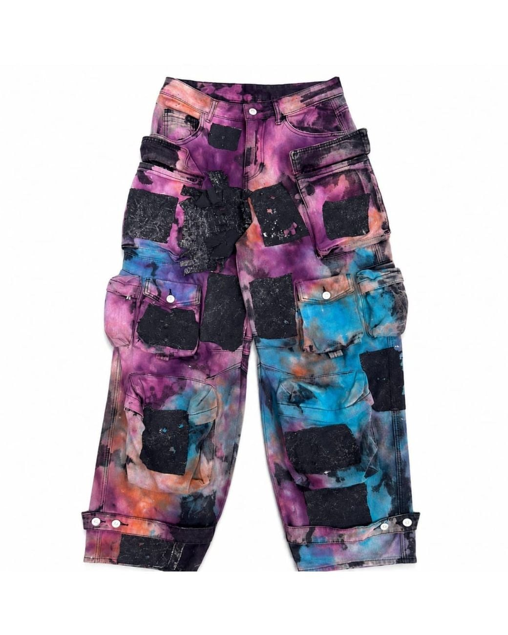 Zasta Studio Blue Fragment Cargo Pant