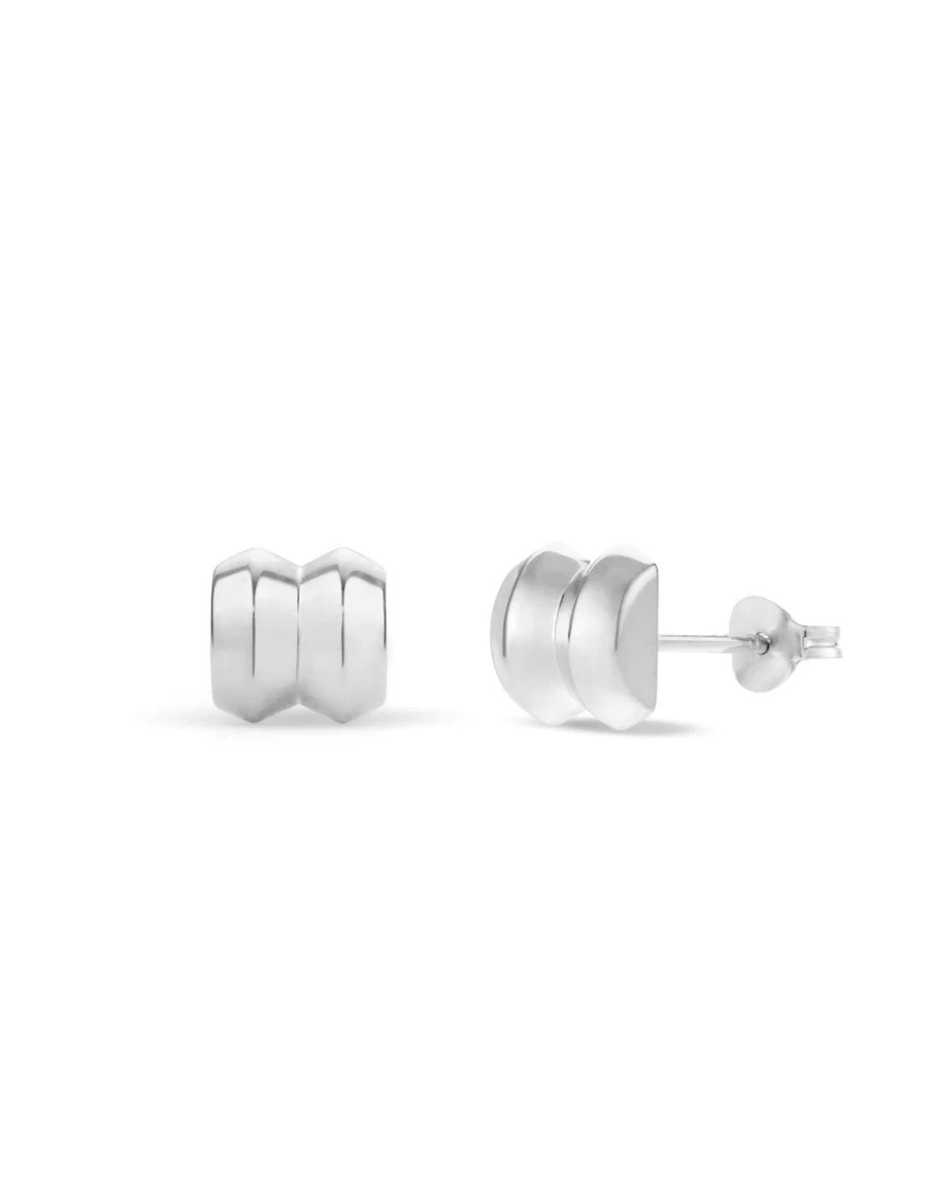 Dinny Hall White Iceni Studs