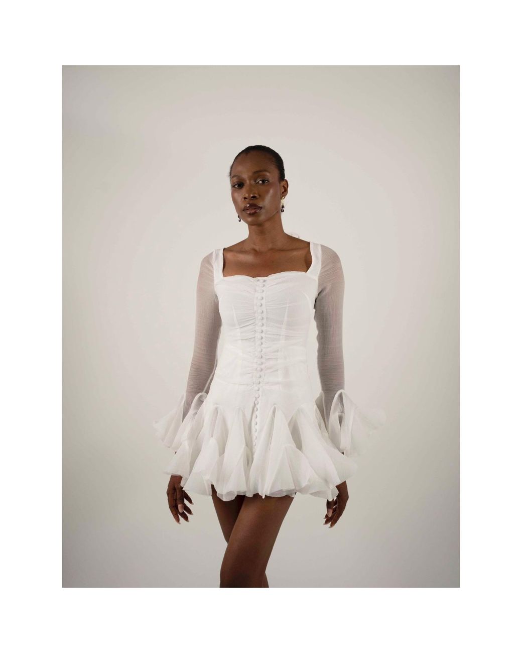 Lamide Sadipe Gray Aria Dress
