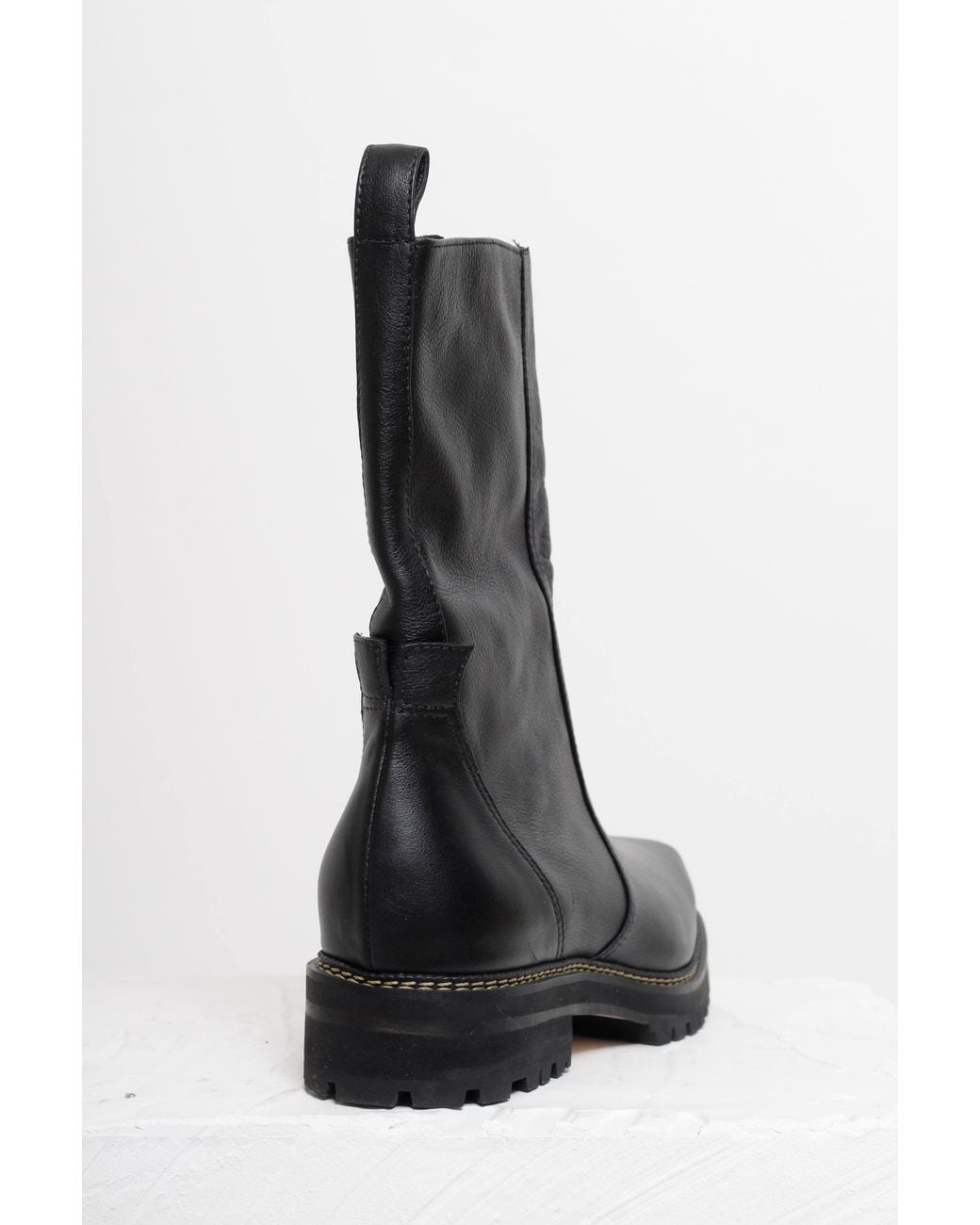 Mafalda Black Isis Mid Calf Boots