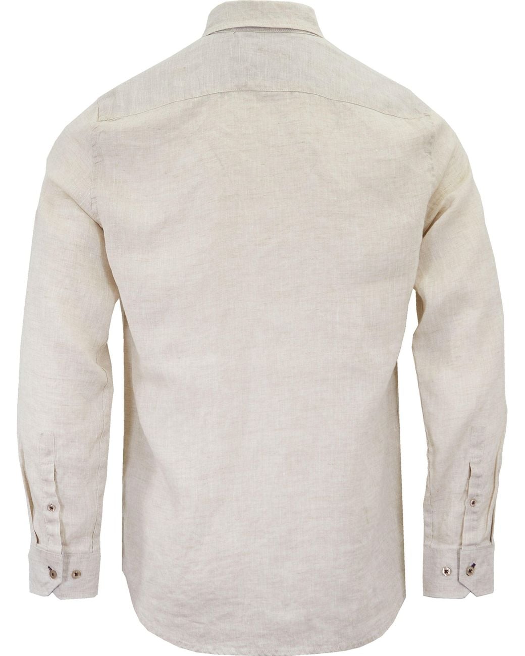 Lords of Harlech White Neutrals Laurent Linen Shirt for men