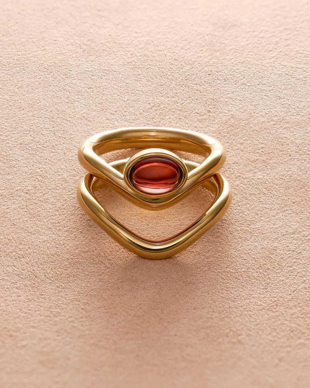 Stone Fruit Metallic Harvest Stacking Ring