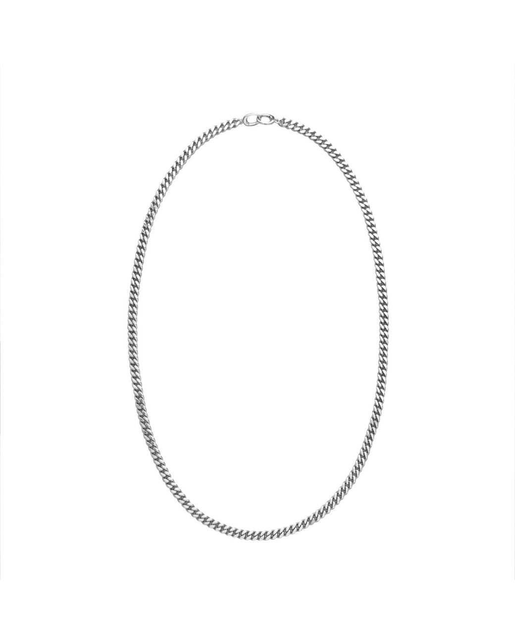 Onia Metallic Baby Cuban Link Necklace