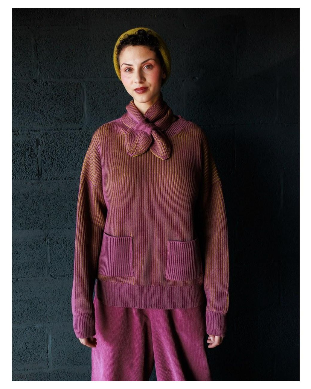 Mabli Purple Ffyn Pullover