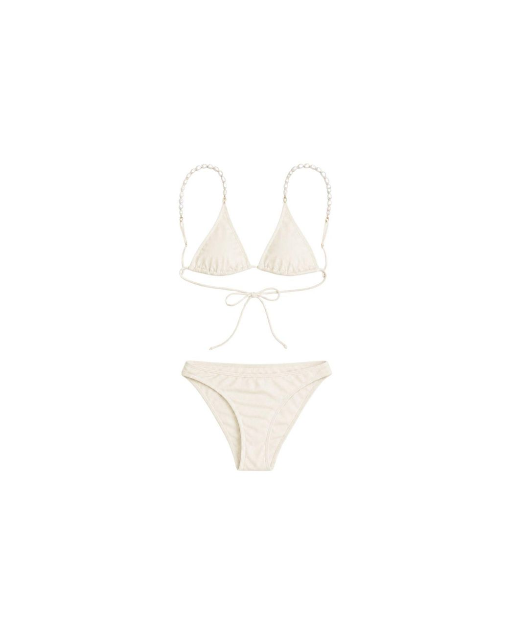 Luisadelmar Swimwear White Chimi Bikini