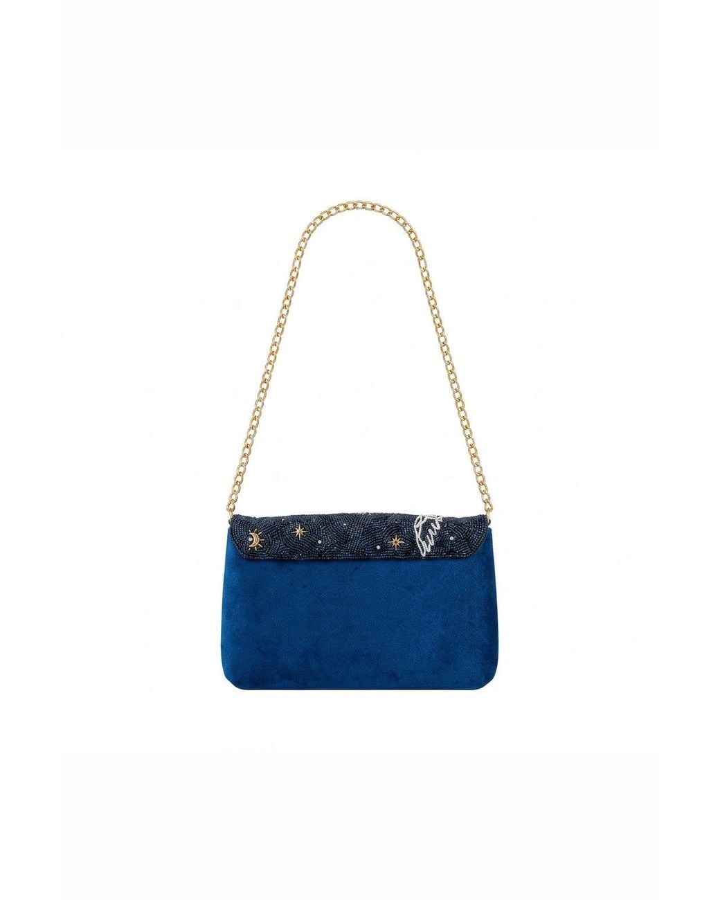 Artemis Muse White Cosmos Embellished Bag