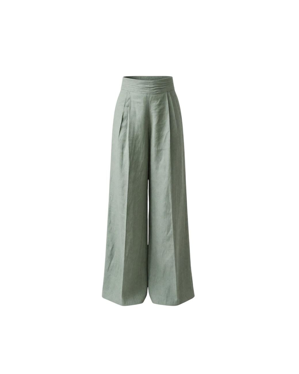 Kipépéo Green Tamara High Waisted Wide Leg Trousers