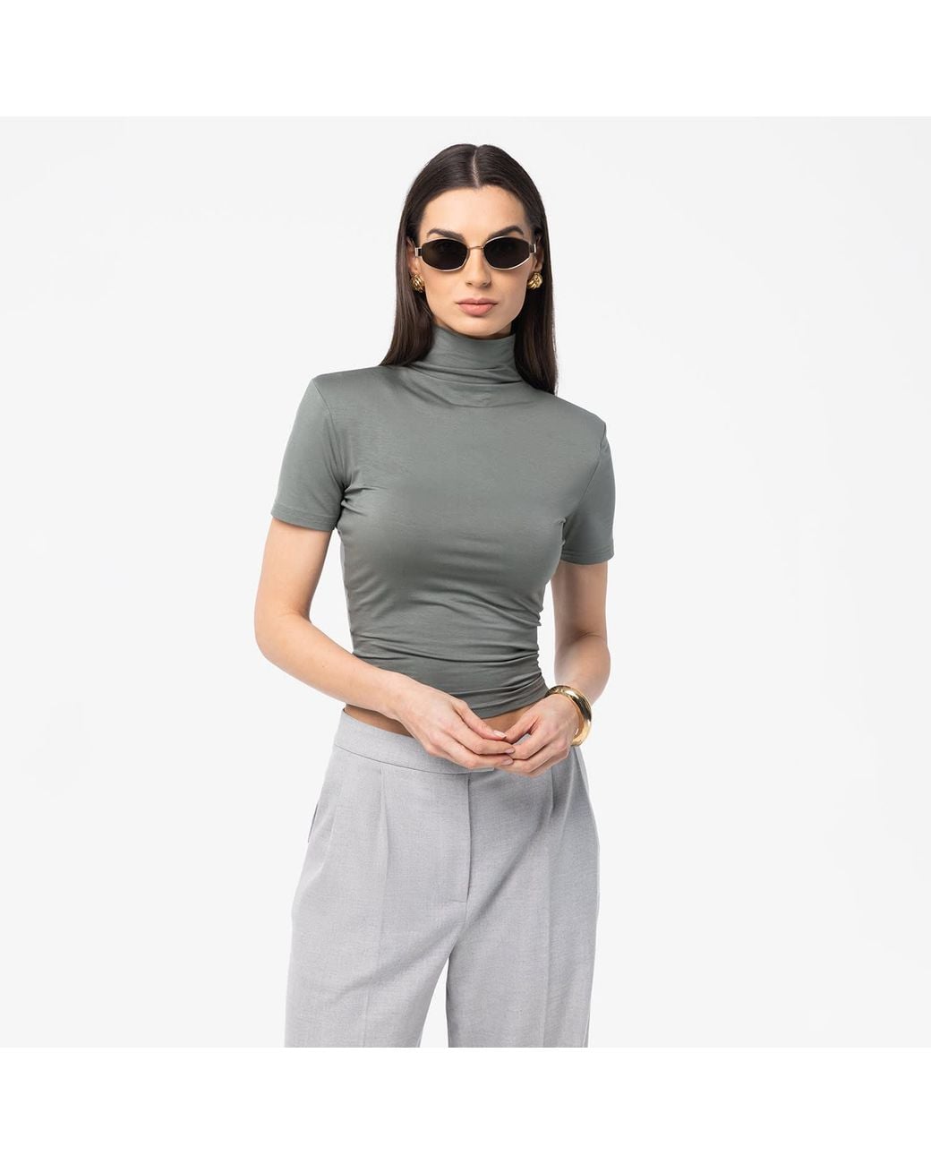 Mandragora Gray Turtleneck Ablo Khaki