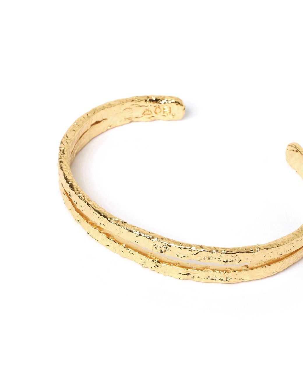 ARMS OF EVE Metallic Elodi Gold Cuff Bracelet
