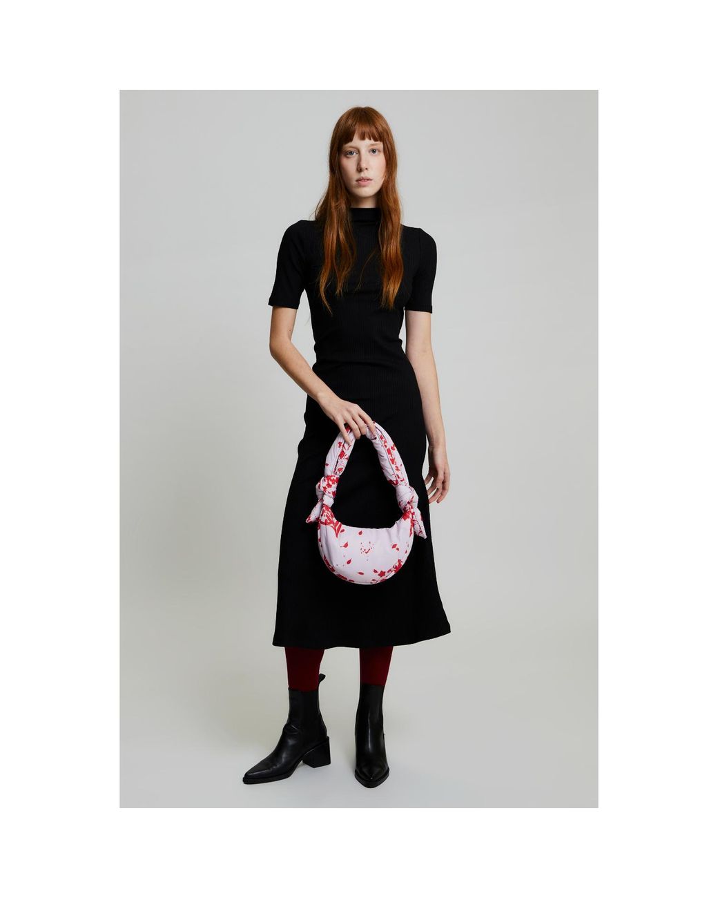 Lefrik Pink Biwa Micro Bag Floral