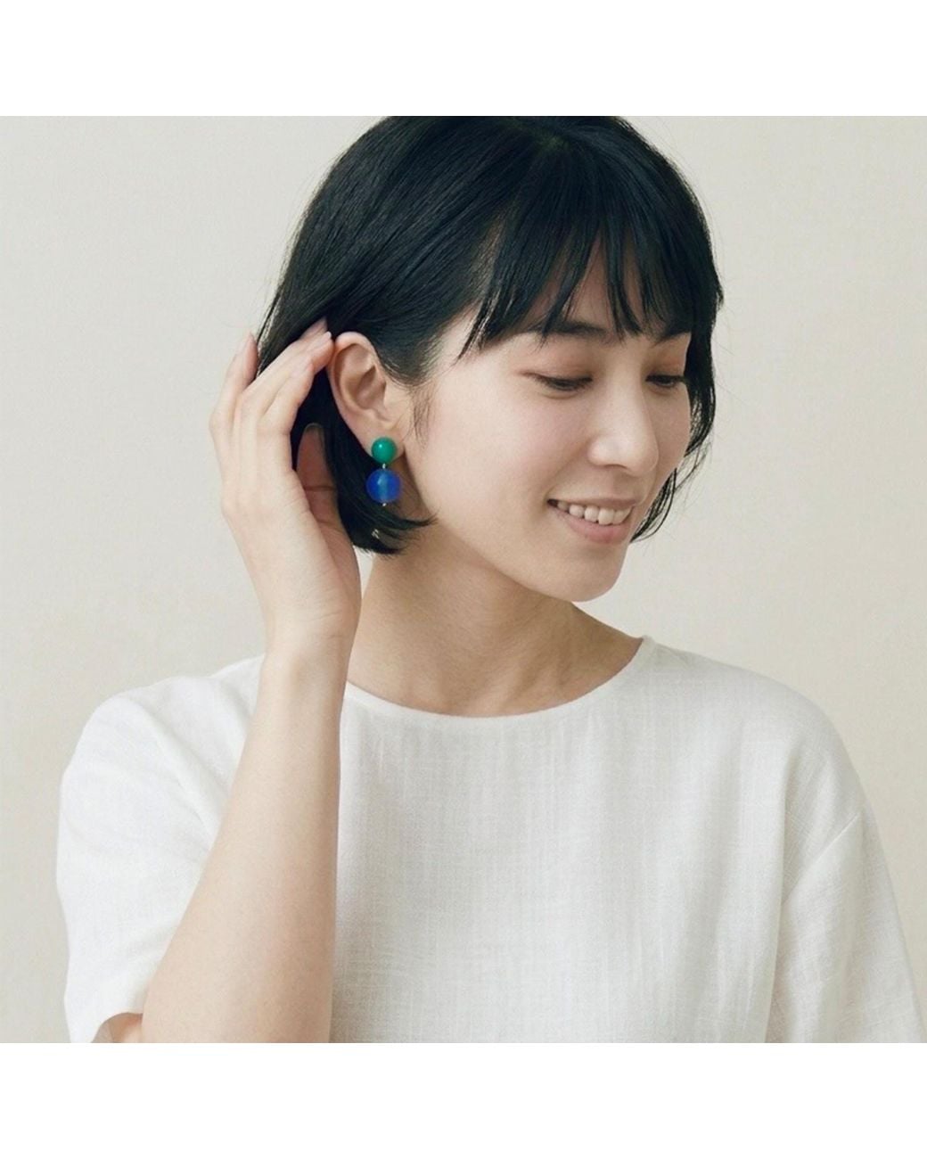 Malolo Jewelry Blue Minigami Earrings Natsu