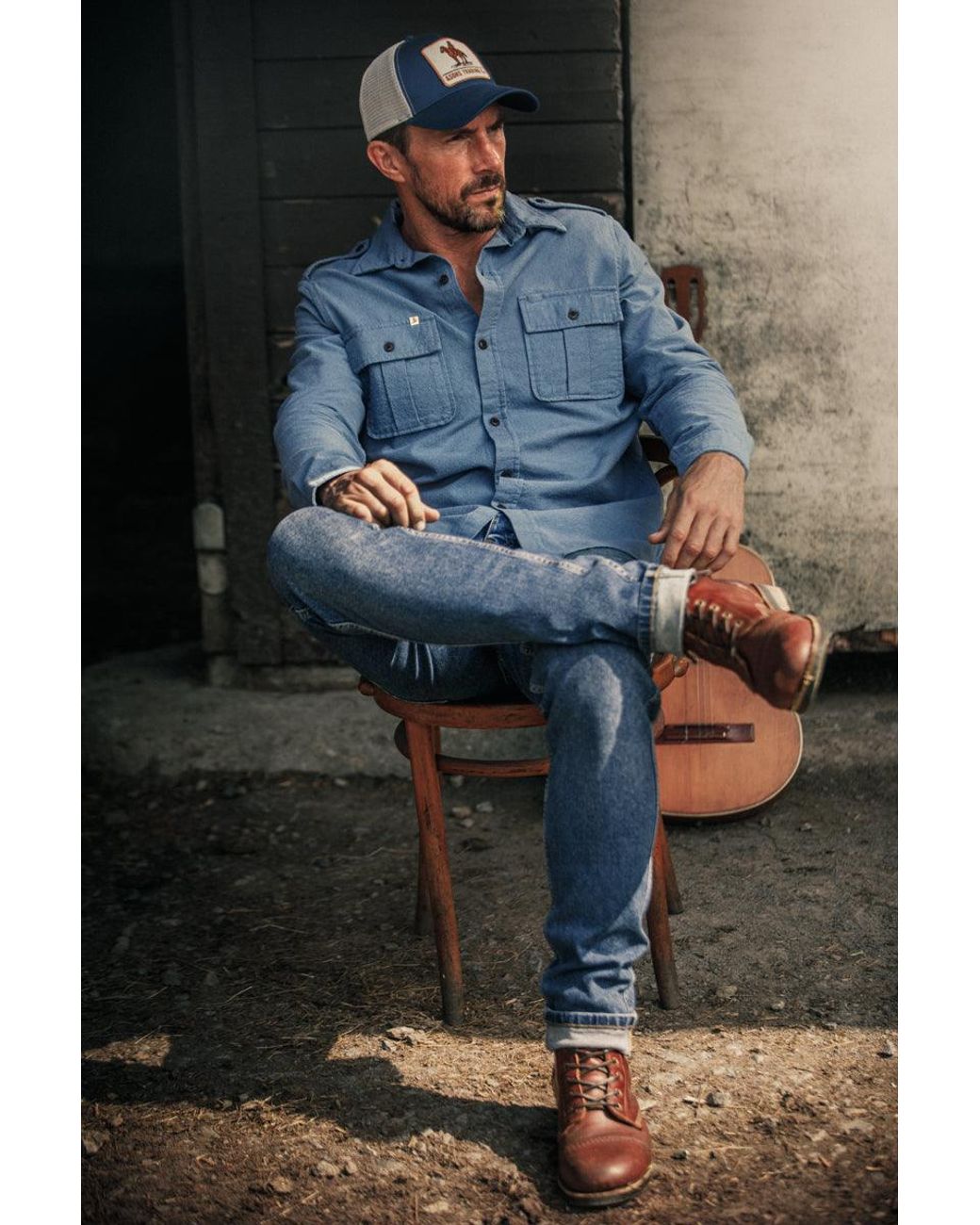 &SONS Trading Co Blue Brandon Jeans Washed for men