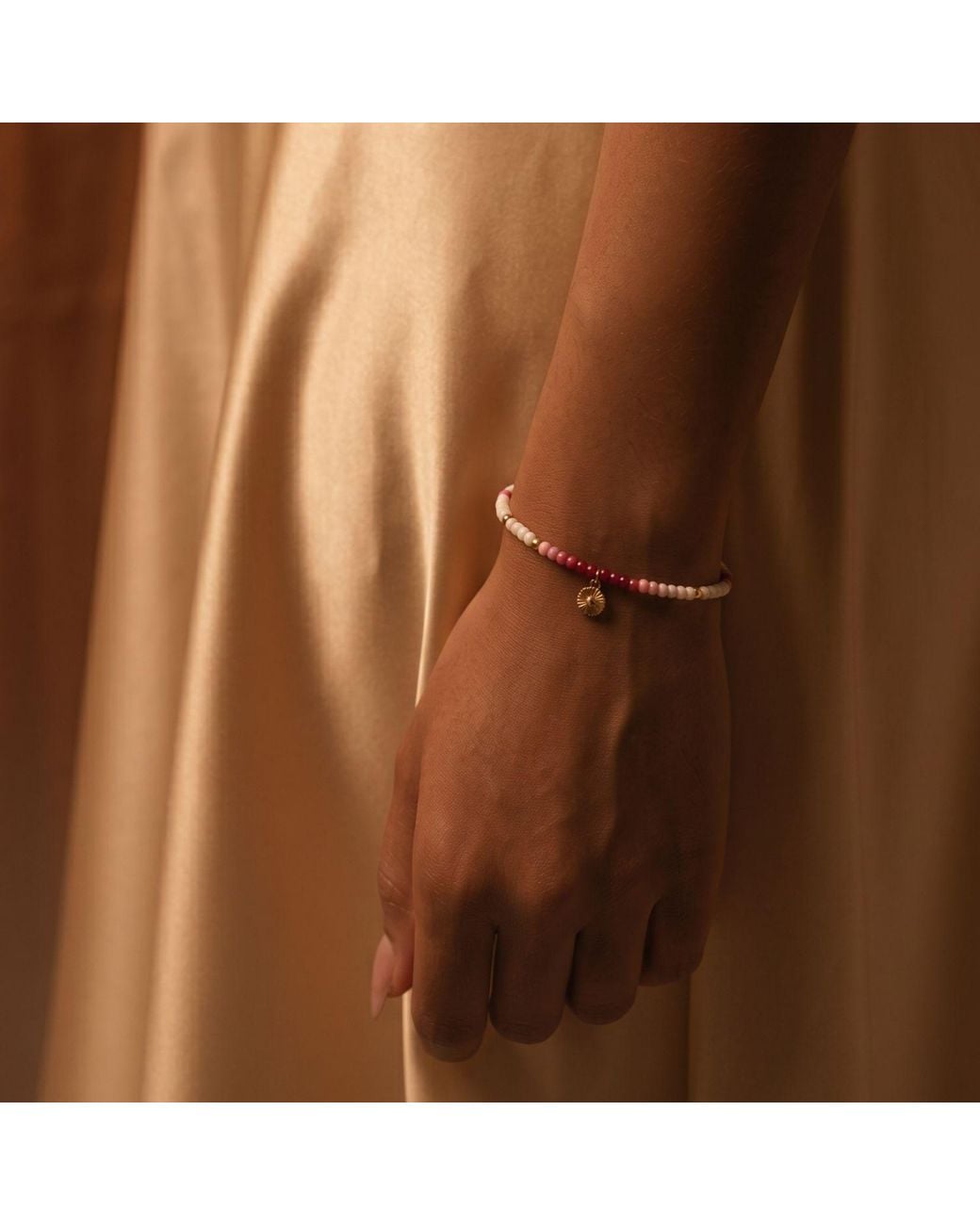 With Love Darling Metallic Innovation Beaded Bracelet