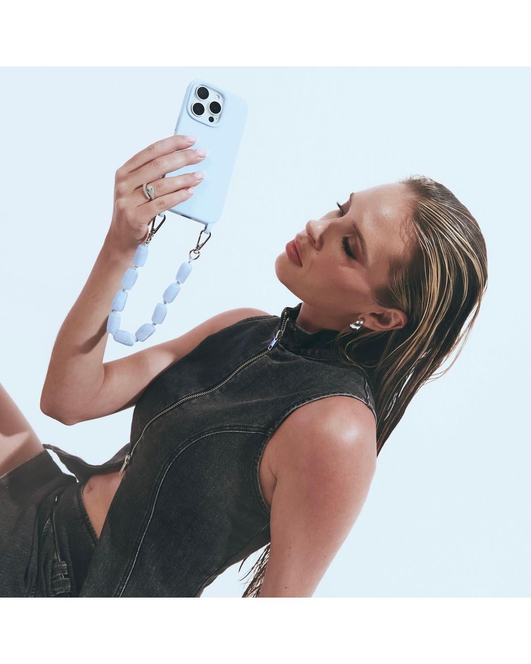 Cordée Cases Blue Phone Chain Set Glacier