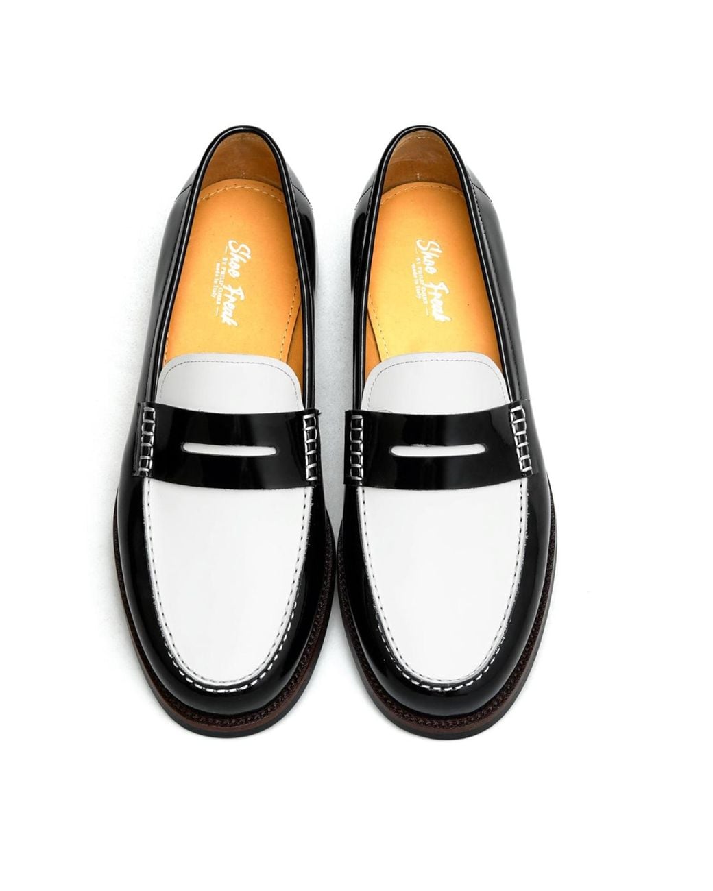 Freak Vault Black Penny Loafers for men